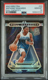 Anthony Edwards 2023 Panini Spectra Full Capacity PSA 10 Gem Mint