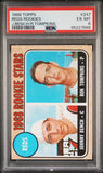 Johnny Bench 1968 Topps Rookie #247 PSA 6 Ex-Mint