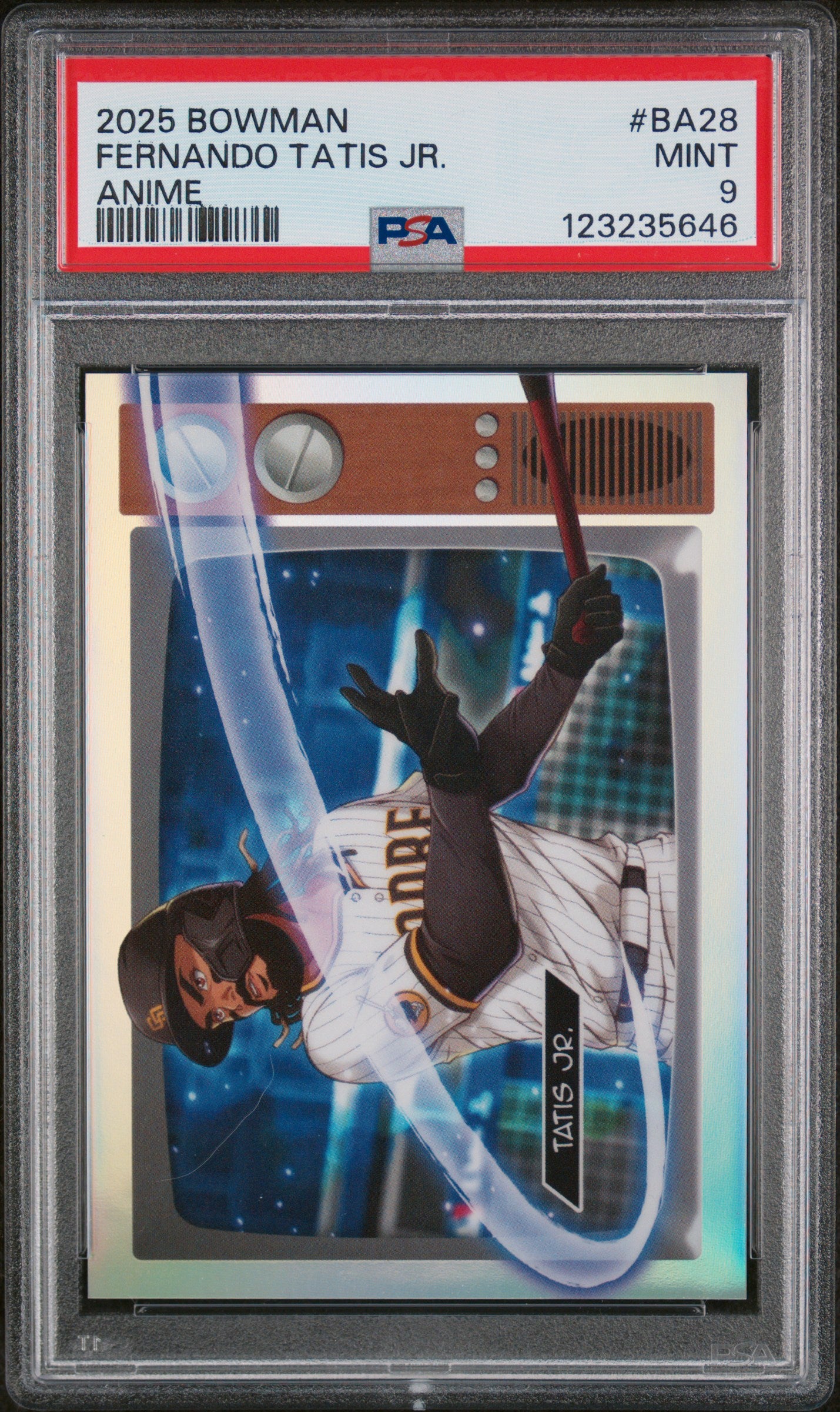 Fernando Tatis Jr. 2025 Bowman Anime #BA28 PSA 9 Mint