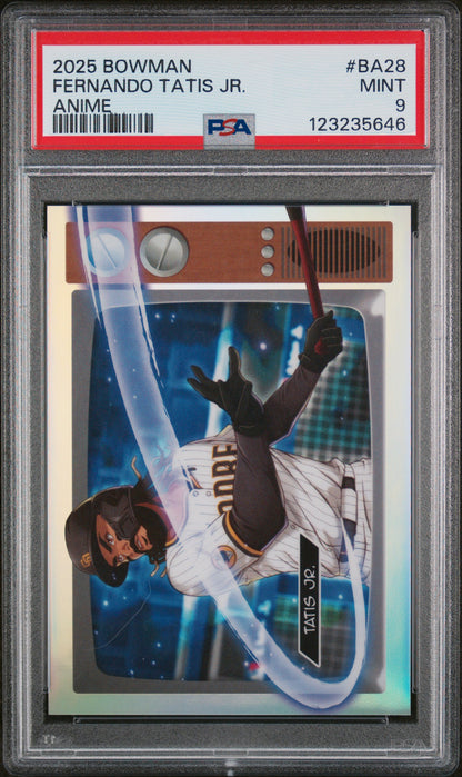 Fernando Tatis Jr. 2025 Bowman Anime #BA28 PSA 9 Mint
