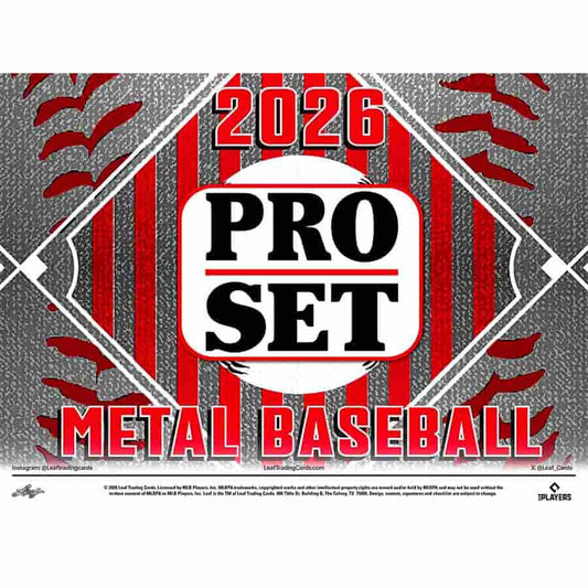 2026 Leaf Pro Set Metal Baseball Hobby Box