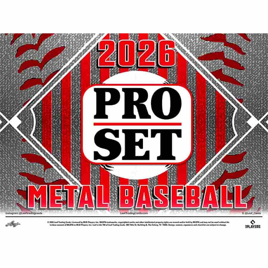 2026 Leaf Pro Set Metal Baseball Jumbo Hobby Box
