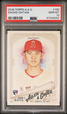 Shohei Ohtani 2018 Topps Allen and Ginter #100 PSA 10 Gem Mint 8263