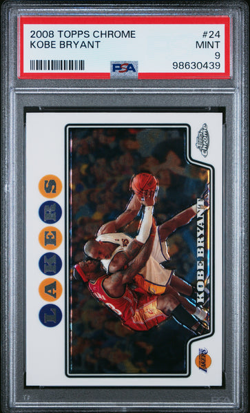 2008 Topps Kobe store Bryant Psa 9