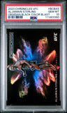 Aljamain Sterling 2023 Panini Chronicles UFC Black Color Blast PSA 10 Gem Mint
