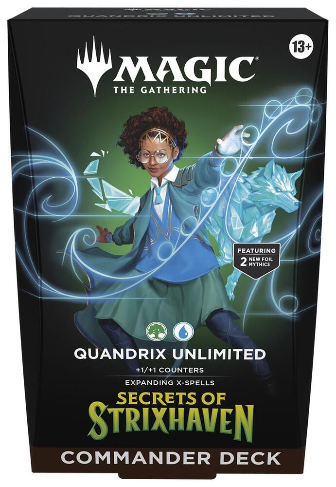 Magic The Gathering Secrets of Strixhaven Commander Deck: Quandrix Unlimited