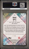 Drake Maye 2023 Bowman Chrome University Early Risers Auto #67/99 PSA 10 Gem Mint