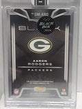 Aaron Rodgers 2022 Panini Black Smoke Show Signatures 2024 Black Box 1/1