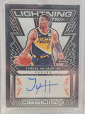 Tyrese Haliburton 2021 Panini Obsidian Lightning Strike Orange Auto #7/35