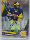 JJ McCarthy 2023 Bowman Chrome U Autograph