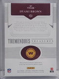 Dyami Brown 2021 Panini National Treasures Timeless Treasures Laundry Tag #1/1