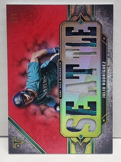 Julio Rodriguez 2024 Topps Triple Threads 1/1 Seattle Patch