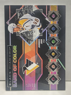 Jaromir Jagr 2022 Upper Deck Black Diamond Band of Color #12/22