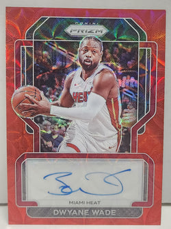 Dwyane Wade 2021 Panini Prizm Red Choice Auto