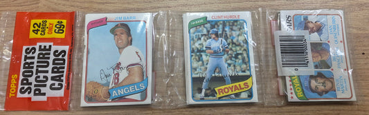 1980 Topps Baseball Rack Pack