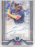 Ronald Acuna Jr. 2023 Topps Museum Collection Blue Archival Auto #11/20