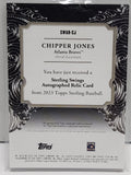 Chipper Jones 2023 Topps Sterling Jersey Bat Auto #23/25