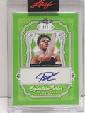 Giannis Antetokoumpo 2021 Leaf Signature Series National Edition Auto #1/1