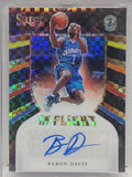 Baron Davis 2020 Panini Select In Flight Black Prizm 1/1 Auto