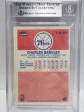 Charles Barkley 1986 Fleer #8 BGS Authentic Altered