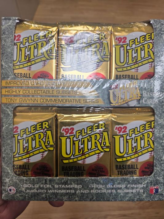 1992 Fleer Ultra Baseball Series 1 Jumbo Box