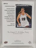 Sabrina Ionescu 2020 Upper Deck Exquisite Gold Rookie Auto #9/10