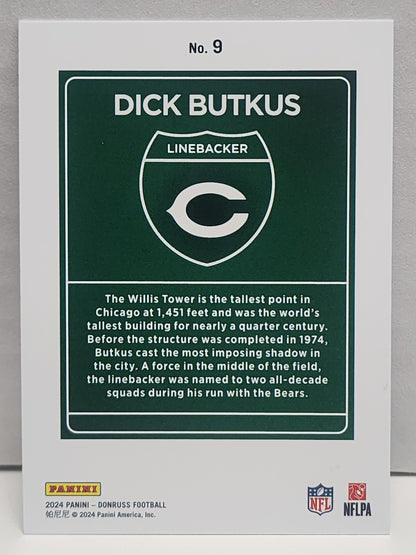 Dick Butkus 2024 Donruss Downtown #9