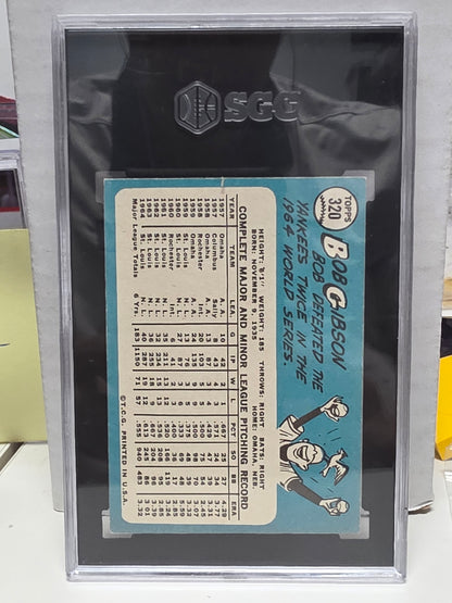 Bob Gibson 1965 Topps #320 SGC 7 Near Mint