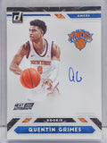 Quentin Grimes 2021 Donruss Next Day Autograph Rookie