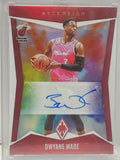 Dwyane Wade 2023 Panini Phoenix Ascension Red Auto #33/49