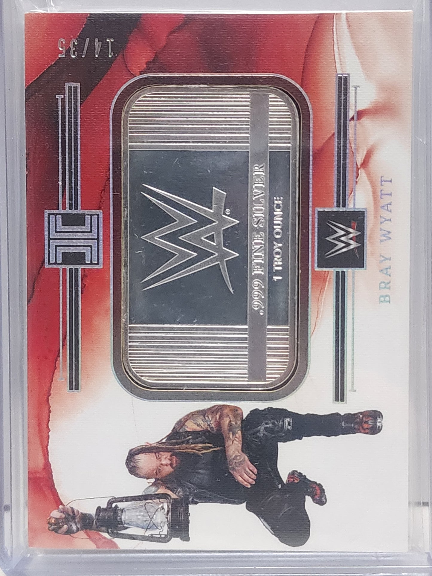 Bray Wyatt 2023 Panini Immaculate Silver Bar #14/35