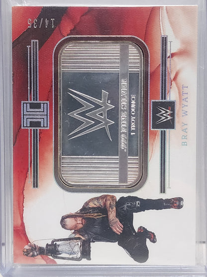 Bray Wyatt 2023 Panini Immaculate Silver Bar #14/35