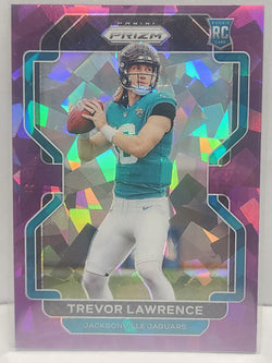 Trevor Lawrence 2021 Panini Prizm Rookie #331 Purple Ice #87/225