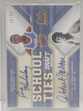 Kareem Abdul-Jabbar + Jrue Holiday 2009 Upper Deck Draft Edition School Ties Dual Auto #12/25