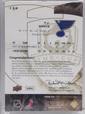 T.J. Oshie 2008 Upper Deck The Cup Gold Rookie Patch Auto #41/74