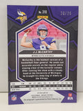 JJ McCarthy 2024 Panini Mosaic Rookie Auto White Mosaic #20/25