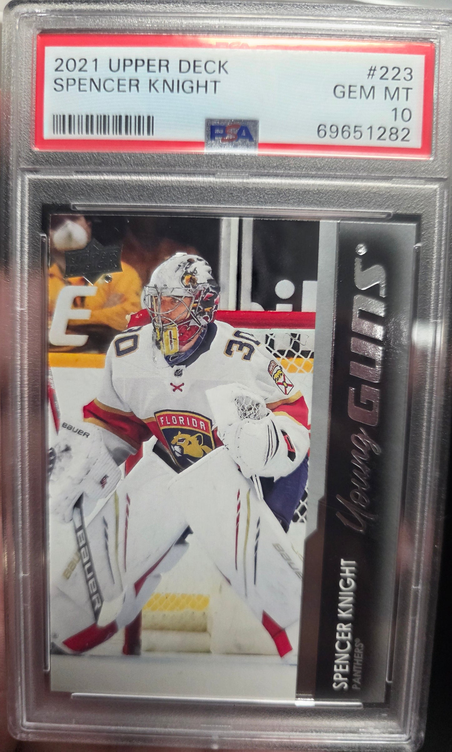 Spencer Knight 2021 Upper Deck Rookie #223 PSA 10 Gem Mint