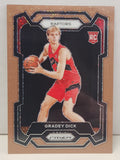 Gradey Dick 2023 Panini Prizm RC #134 Fast Break Bronze #3/20