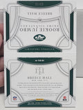 Breece Hall 2022 Panini National Treasures Rookie Jumbo Prime Signatures Booklet #3/10