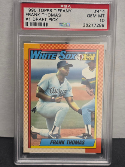 Frank Thomas 1990 Topps Tiffany Rookie #414 PSA 10 Gem Mint