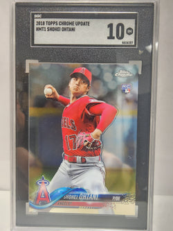 Shohei Ohtani 2018 Topps Chrome Update #HMT1 SGC 10 Gem Mint