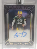 Aaron Rodgers 2022 Panini Black Smoke Show Signatures 2024 Black Box 1/1