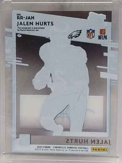 Jalen Hurts 2020 Panini Clearly Authentic Rookie Auto