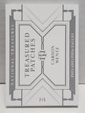 Carson Wentz 2018 Panini National Treasures Treasured Patches Booklet #2/5