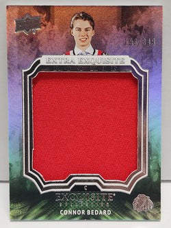 Connor Bedard 2023 Upper Deck Exquisite Jumbo Jersey #198/349