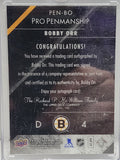 Bobby Orr 2015 Upper Deck Black Pro Penmanship Autograph #2/25