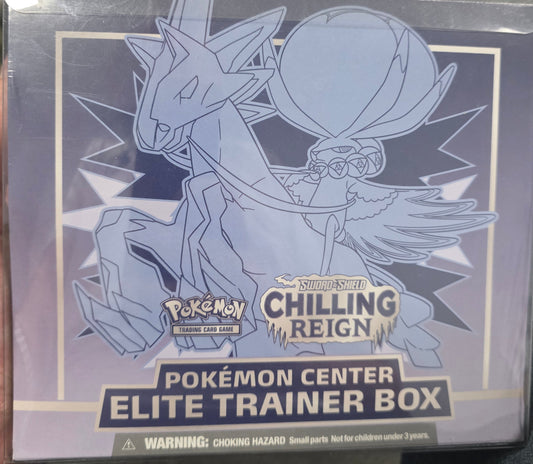 Pokemon Sword & Shield Chilling Reign Pokemon Center Elite Trainer Box - Ice Rider Calyrex