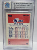 Brad Davis 1986 Fleer Basketball Jersey Fusion Patch Auto BGS Auto 10