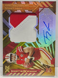 Trey Lance 2021 Panini XR Rookie Jumbo Gold Patch Auto #3/10