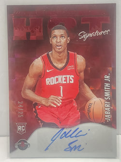 Jabari Smith Jr. 2022 Hoops Hot Signatures Red Auto #24/25